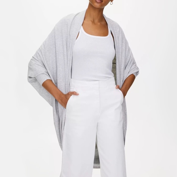 Babaton Sweaters - BABATON Cocoon Cardigan Grey Aritzia